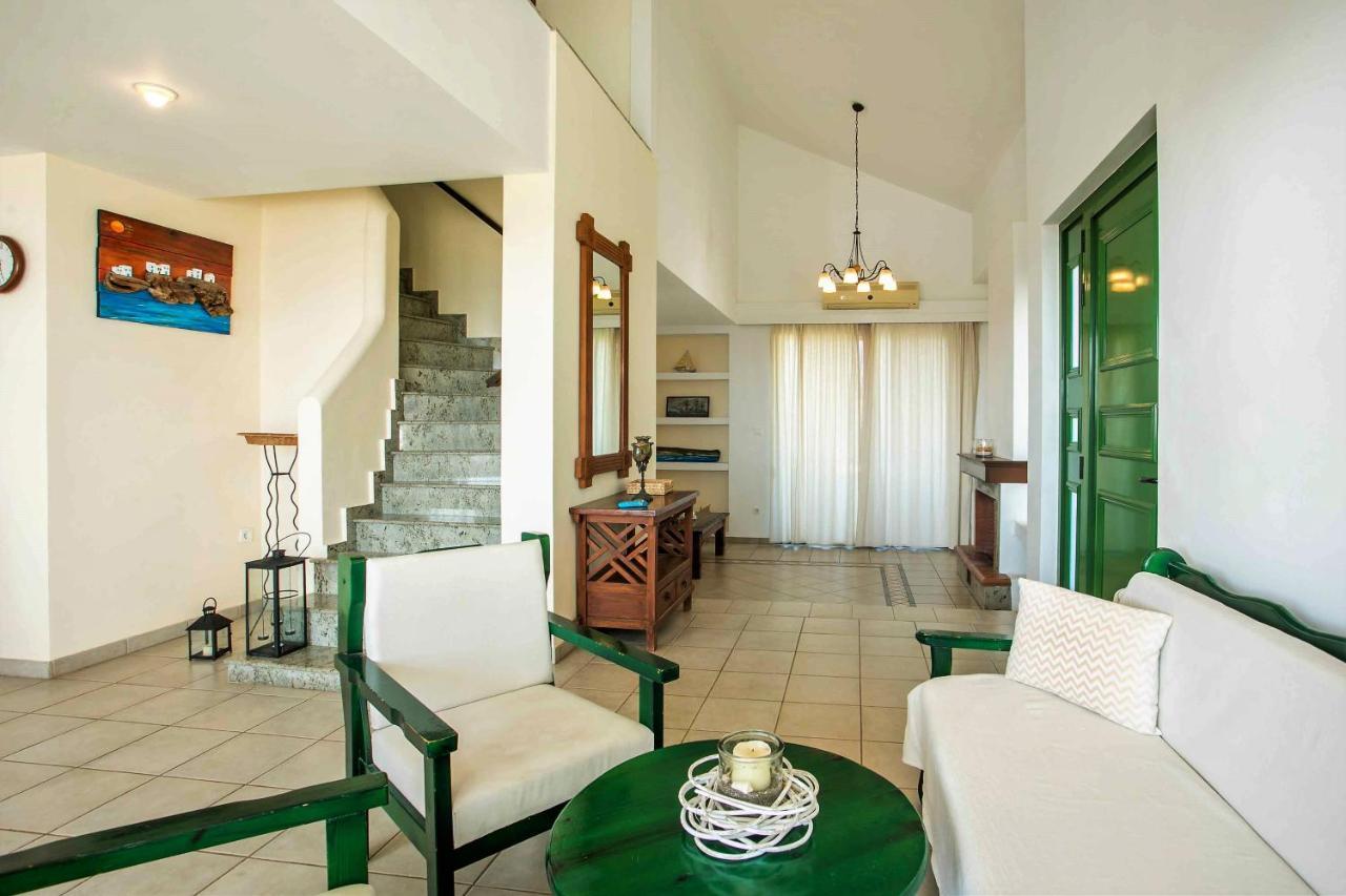 Beachfront Villa Rhodes Seashell Gennadi Exterior foto